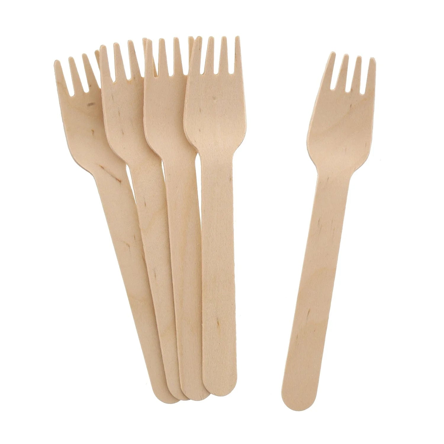 Eco Friendly Wooden Forks -100 Piece
